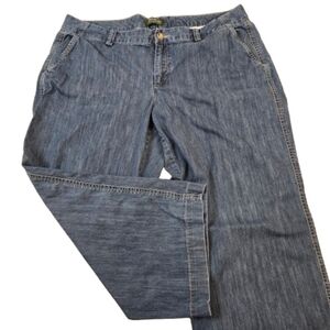 Eddie Bauer Wide Leg Ankle Jeans